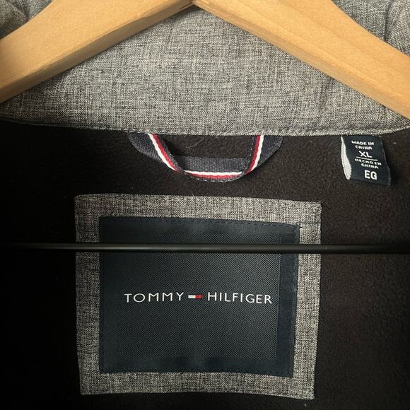 Tommy Hilfiger soft shell Water Wind Resistant lined Military Jacket XL - Picture 8 of 12